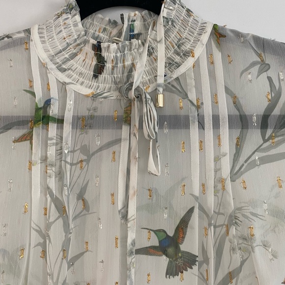 TED BAKER Womens chiffon dress - Picture 4 of 7